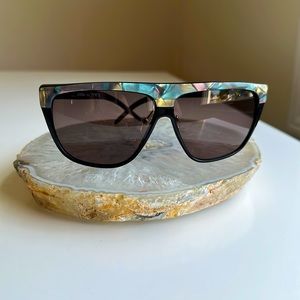 Vintage Laura Biagiotti Abalone Sunglasses